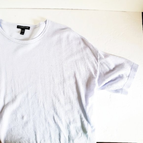 EILEEN FISHER Tencel Lavender Box Top MP - Picture 2 of 8